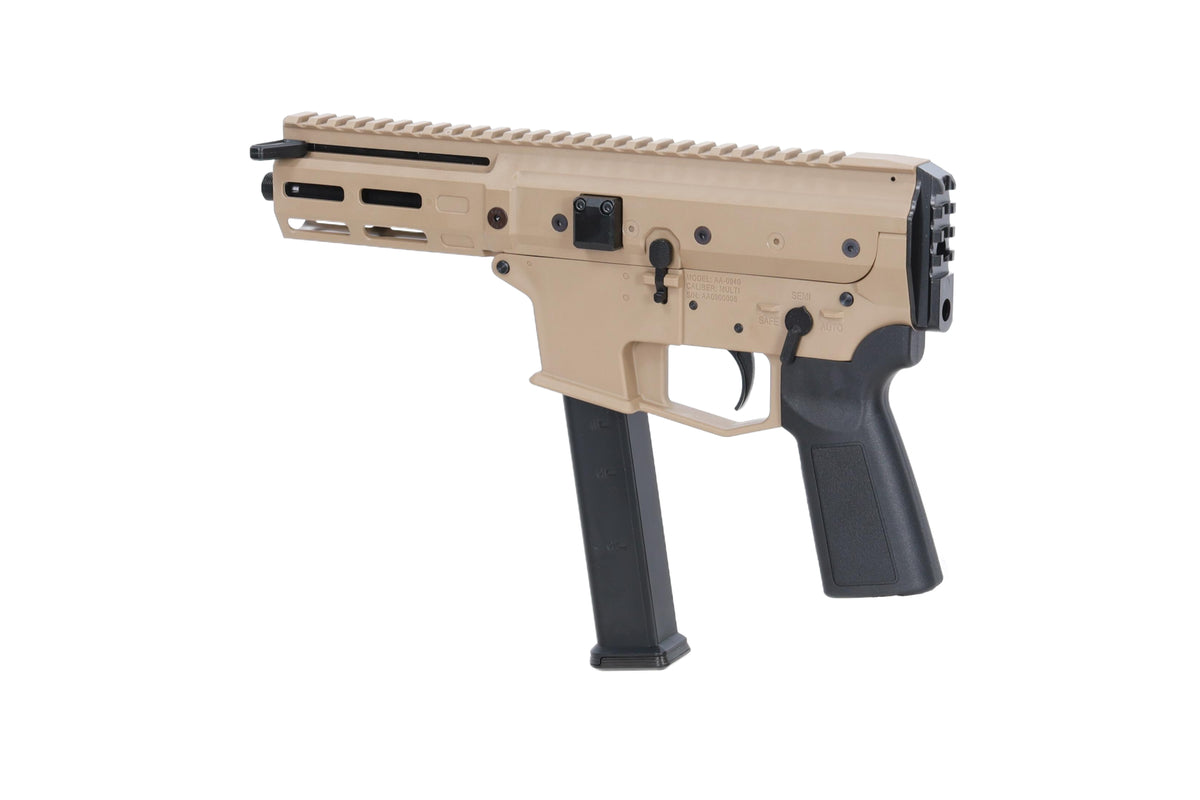 Lambda Defence x Angstadt Arms MDP-9 Tan airsoft machine gun