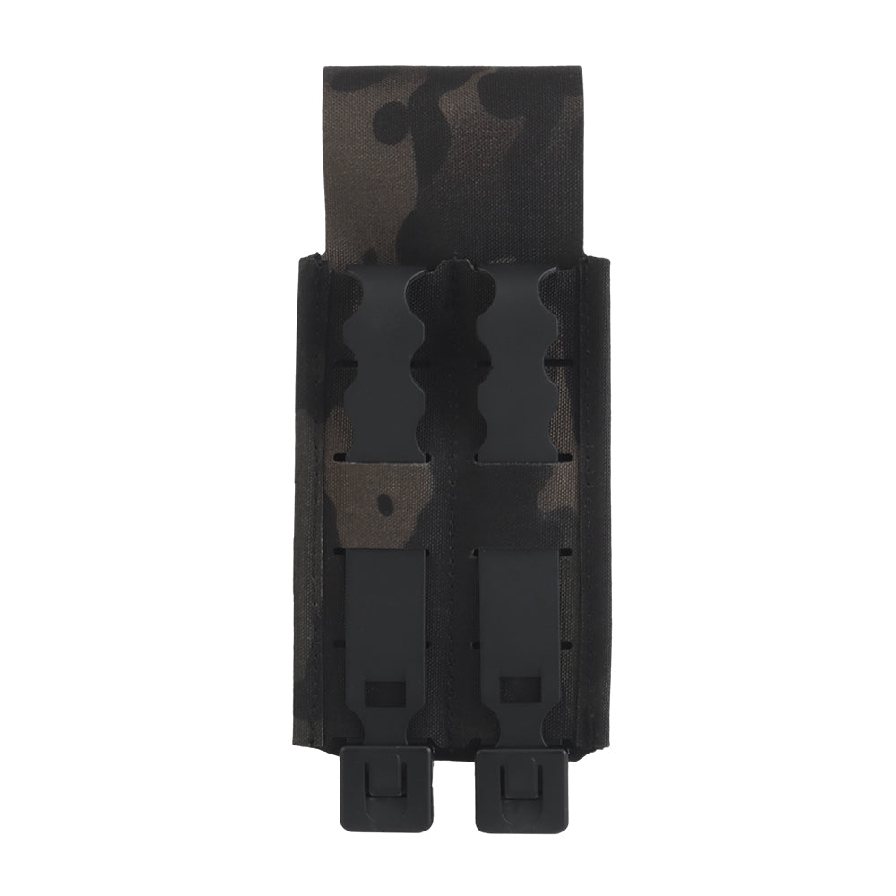Wosport double magazine pouch Flip Pouch Multicam Black