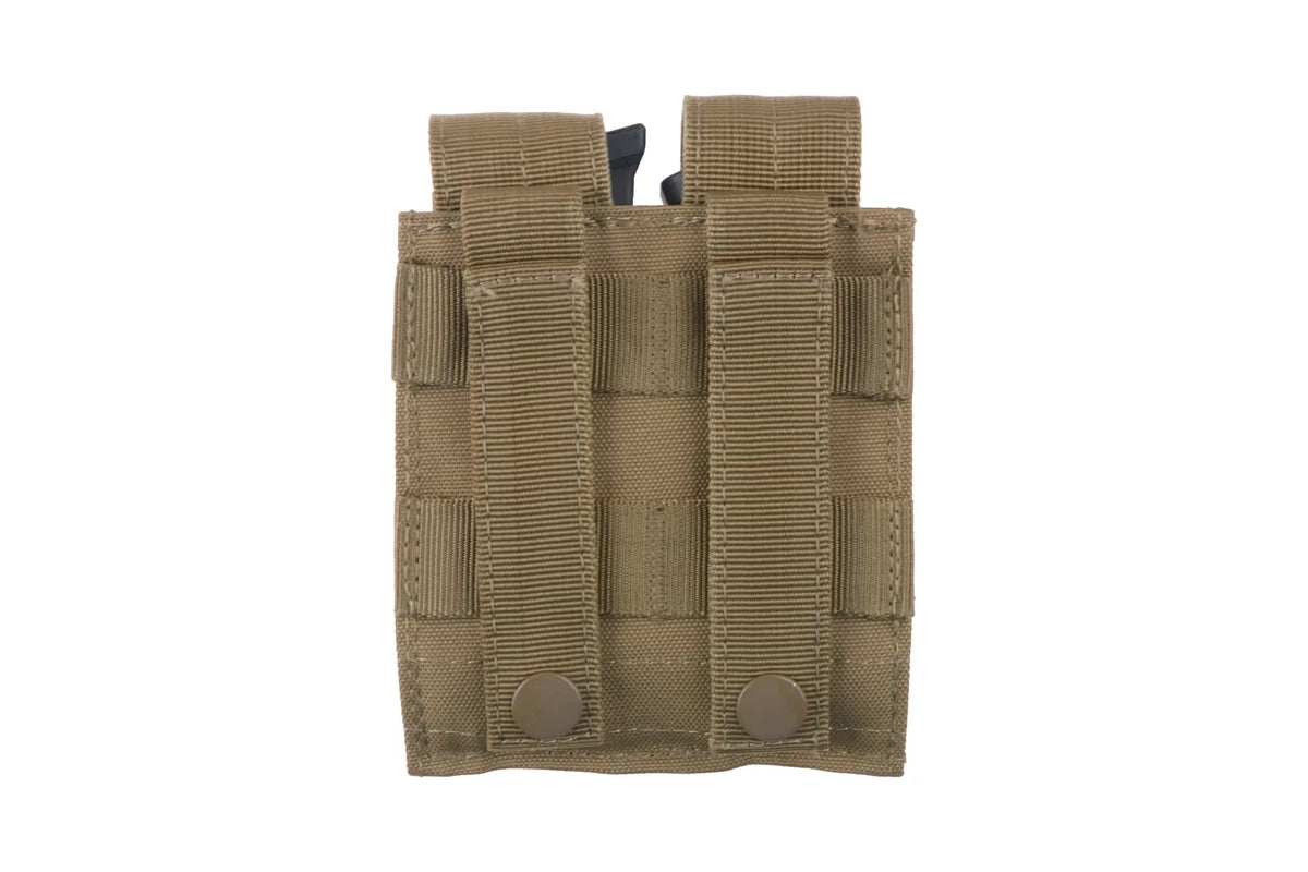 Double Pistol Magazine Pouch - Tan