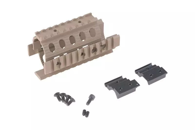 RIS Rail Set for AKS-74U Carbine Replica - Tan