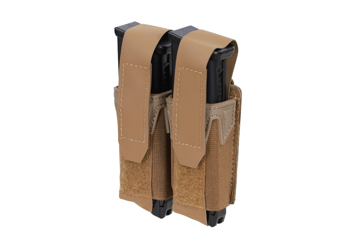 Wosport double pistol magazine loader MG-126 Coyote Brown