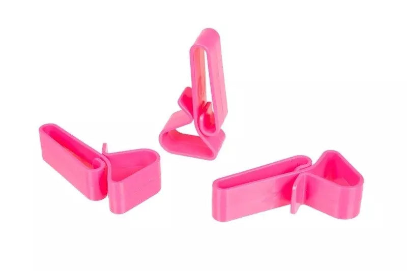 Set of 3 Polymer Equipment Buckles – Pink