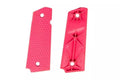 Diamond polymer grip panels for Colt 1911 - pink