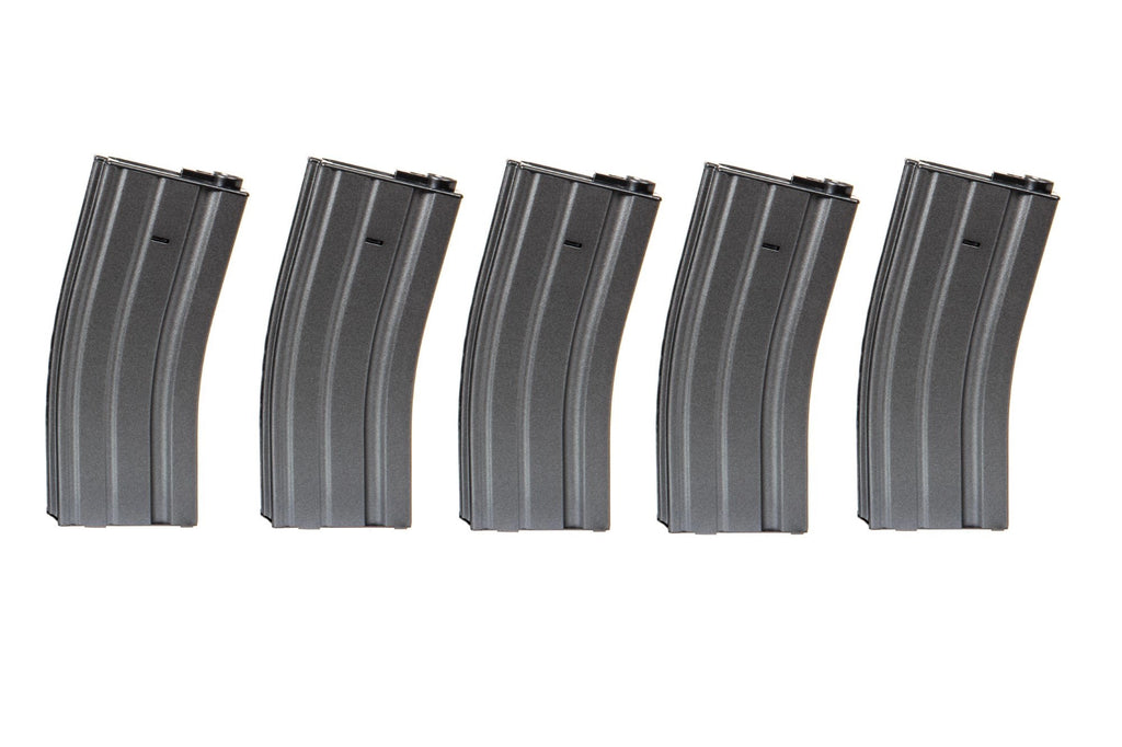 Set of 5 Hi-Cap 300 BB M4/M16 Magazine - Gray