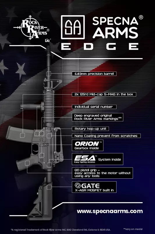 Specna Arms RRA SA-E02 EDGE™ airsoft Carbine Black