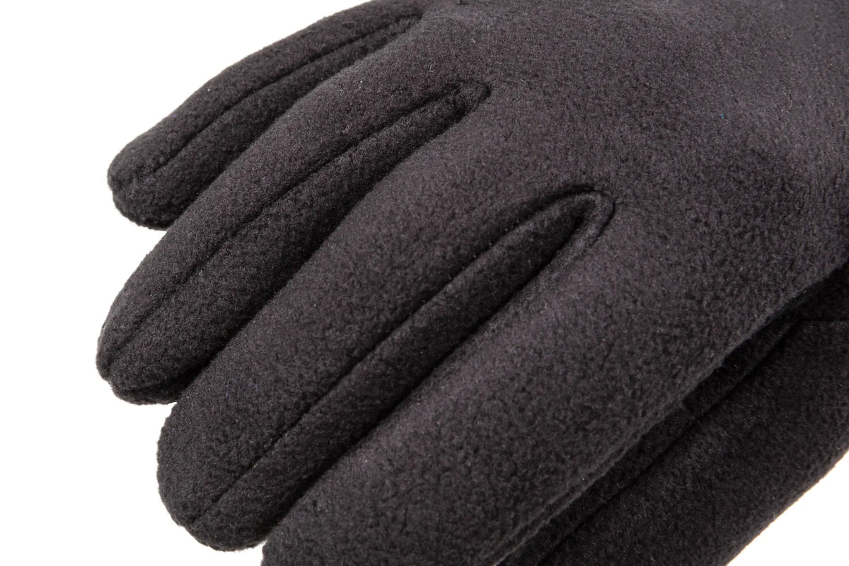 Texar fleece gloves with membrane Black