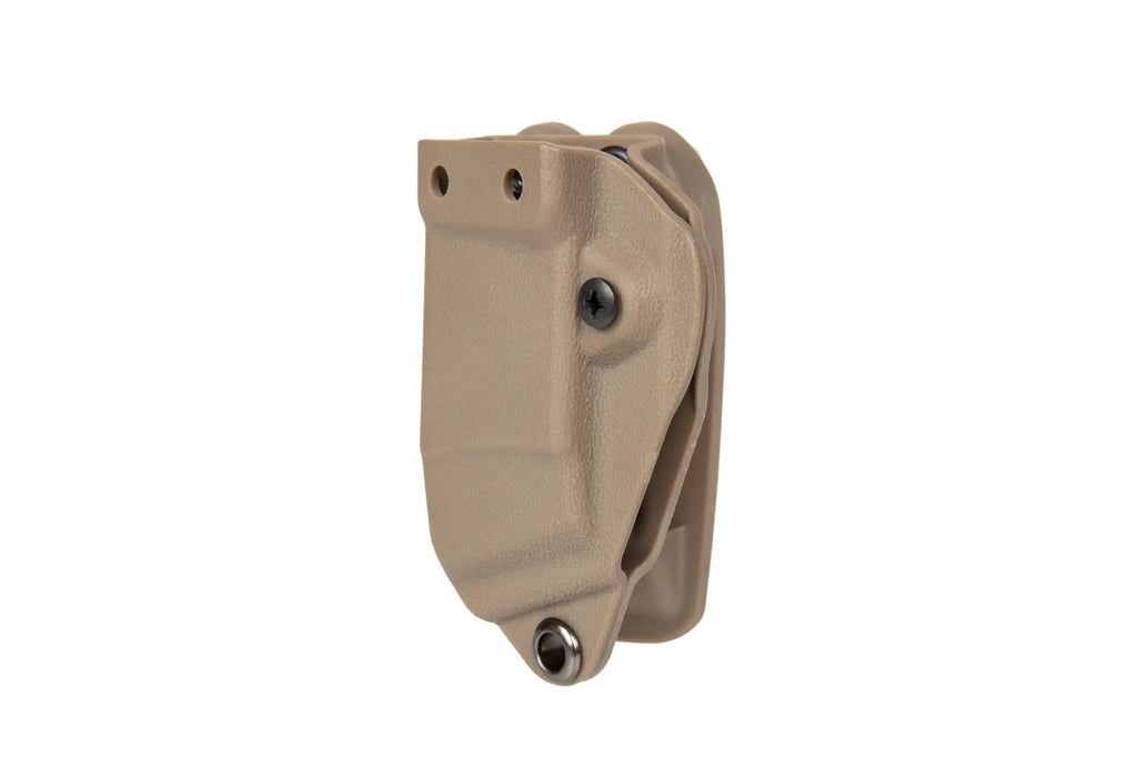Kydex Single Pistol Magazine Carrier - Dark Earth