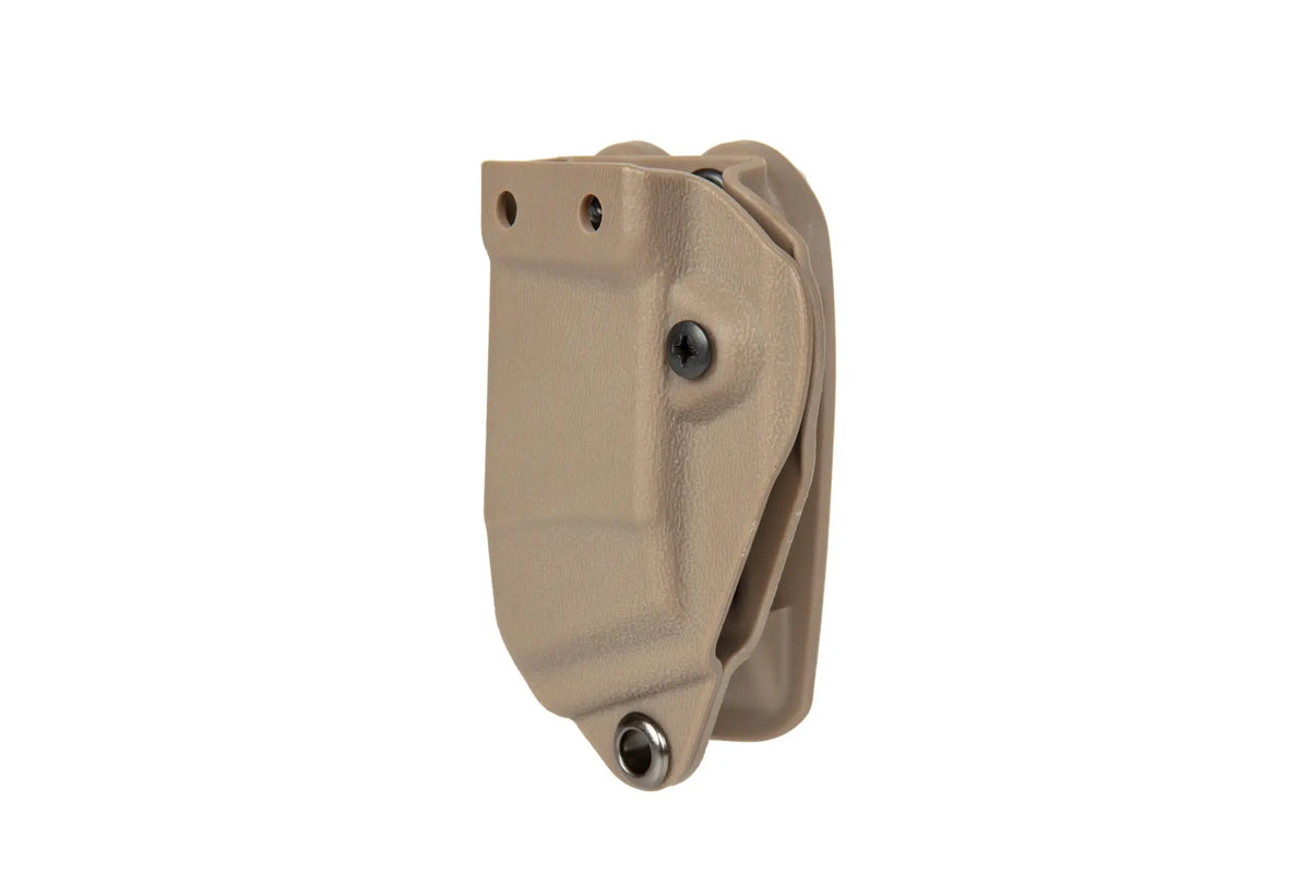 Kydex Single Pistol Magazine Carrier - Dark Earth