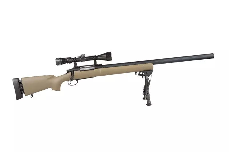 SW-04J Army sniper rifle replica (with scope and bipod) - tan