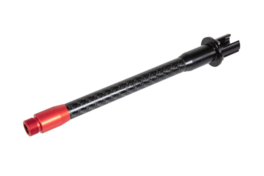 Outer barrel for M4/M16 Mancraft Hybrid CNC -Carbon 8" Red