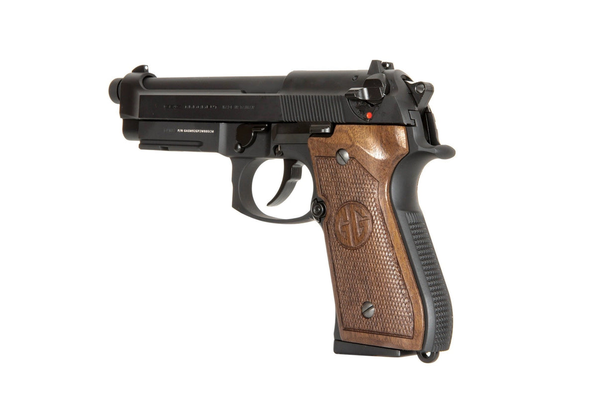 GPM92 pistol replica GP2 walnut grip edition - black