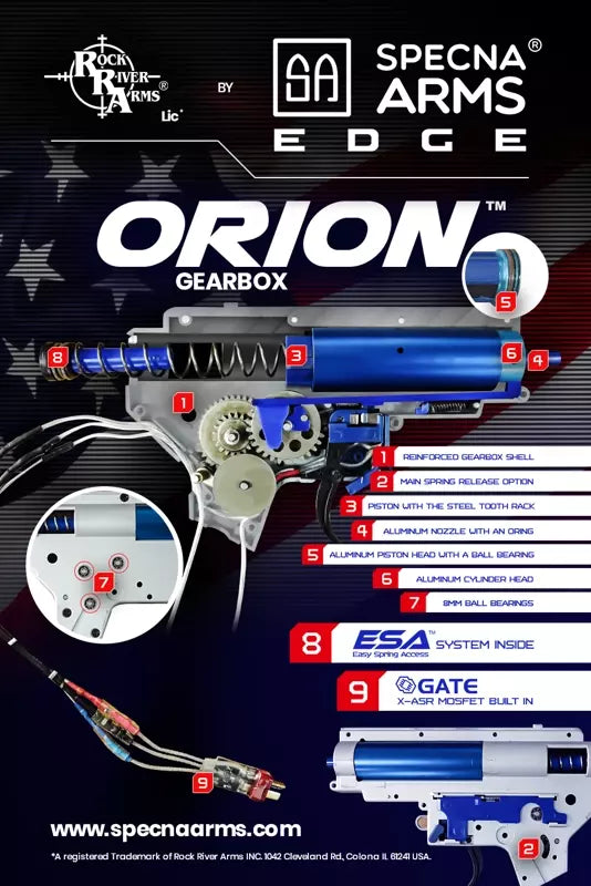 Specna Arms SA-E09 EDGE™ airsoft Carbine Black (OUTLET)