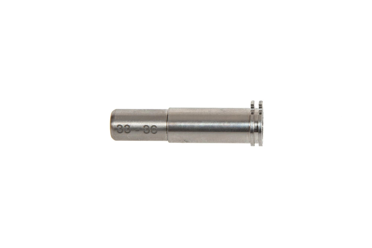 CNC adjustable titanium nozzle for AEG replicas - 33mm - 36mm