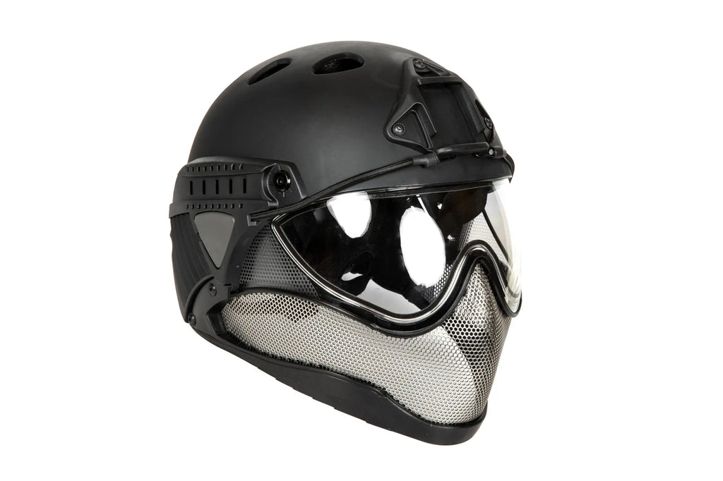 Full Face First Helmet  -Black