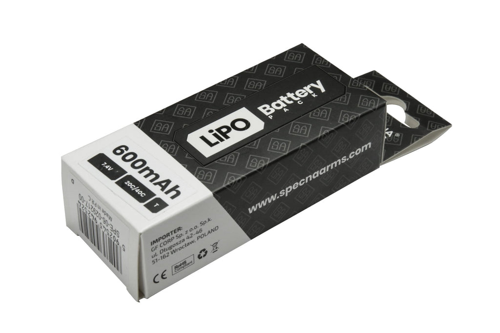 LiPo 7,4V 600mAh 20/40C Battery for PDW – Tamiya mini