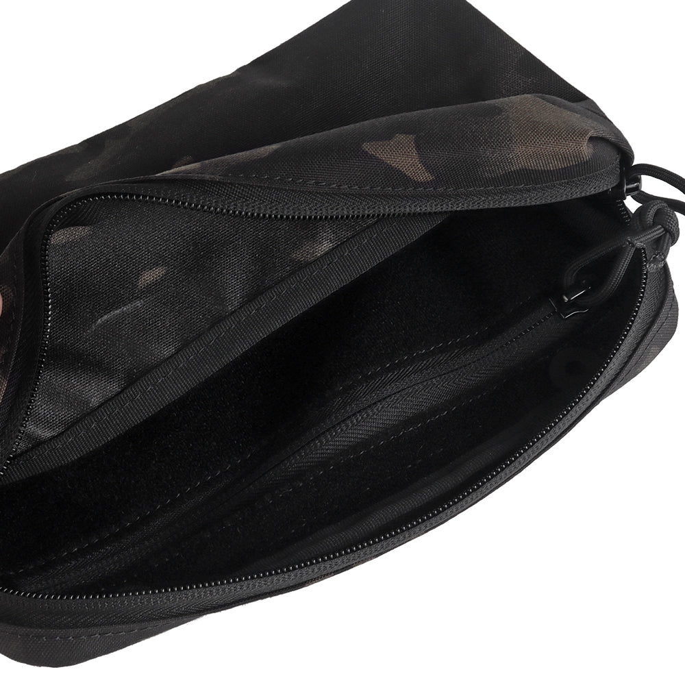 Universal pocket Wosport Cargo 6x3 Laser Cut Horizontal Multicam Black