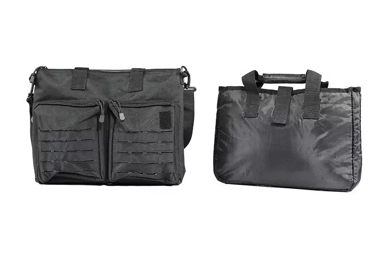Laser-Cut tactical bag - black