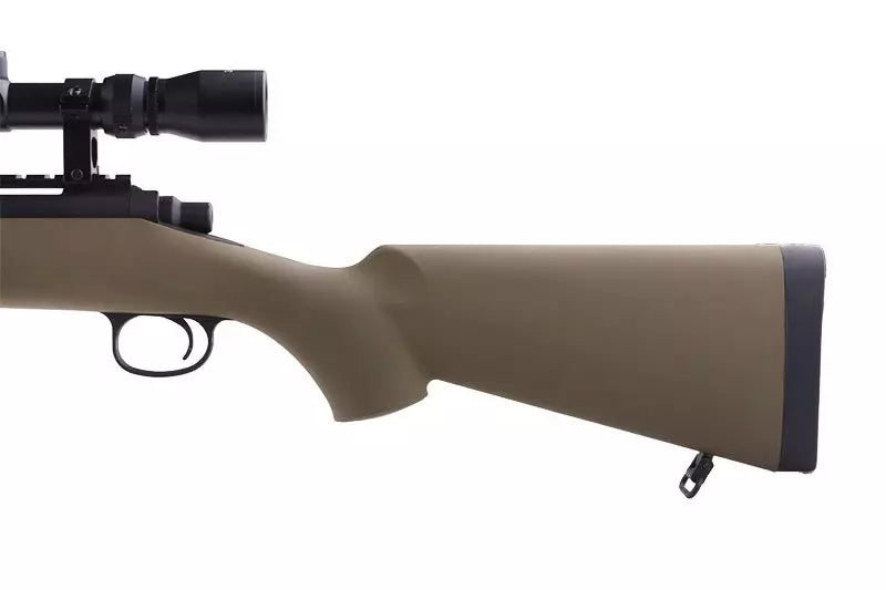 SW-10 Sniper Rifle Replica (with scope and bipod) - tan