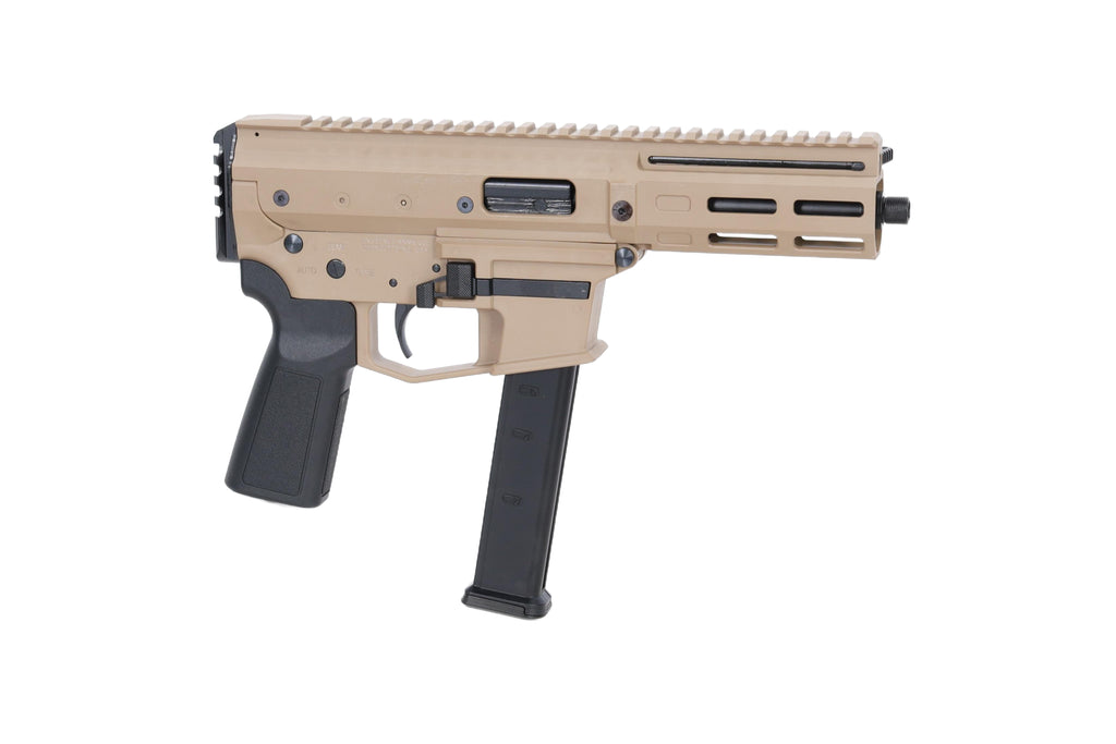 Lambda Defence x Angstadt Arms MDP-9 Tan airsoft machine gun
