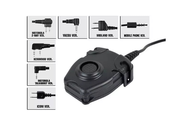 zPeltor Military plug PTT (ICOM)
