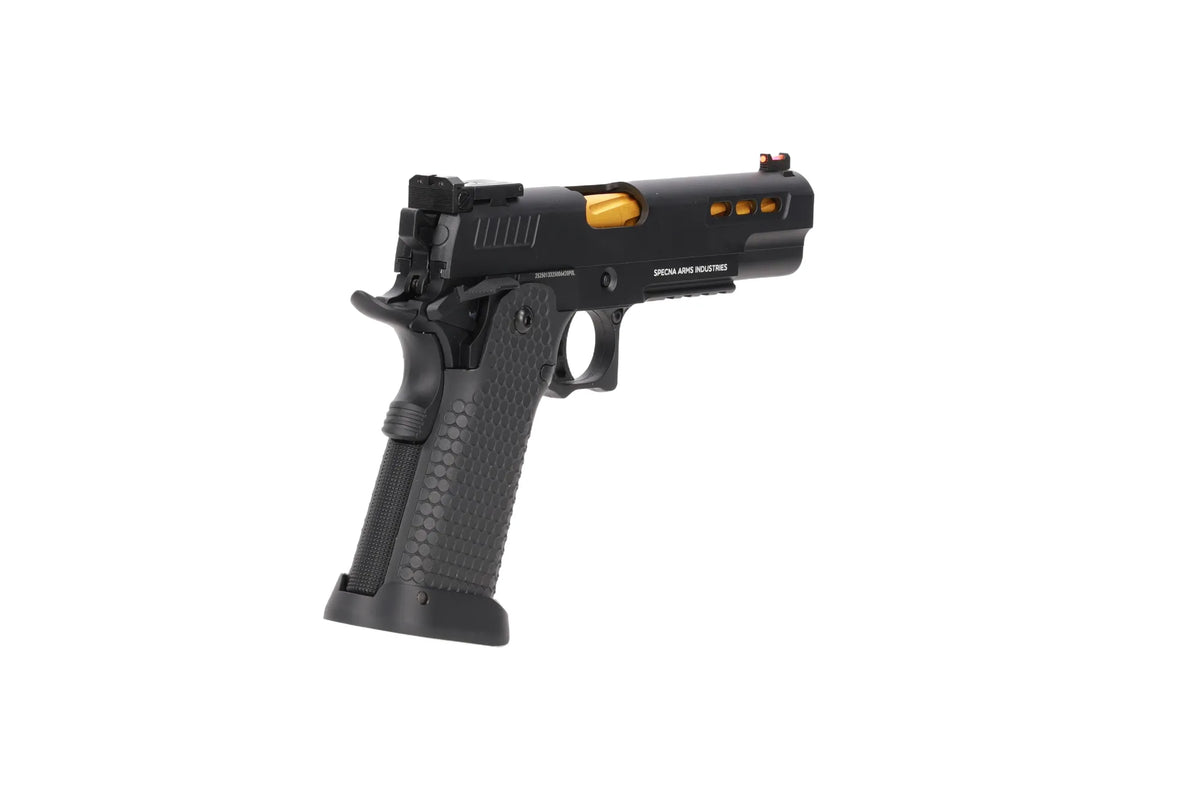 Specna Arms Hi-Capa SA-VGP06 VAPOR GBB Pistol - Black and Gold