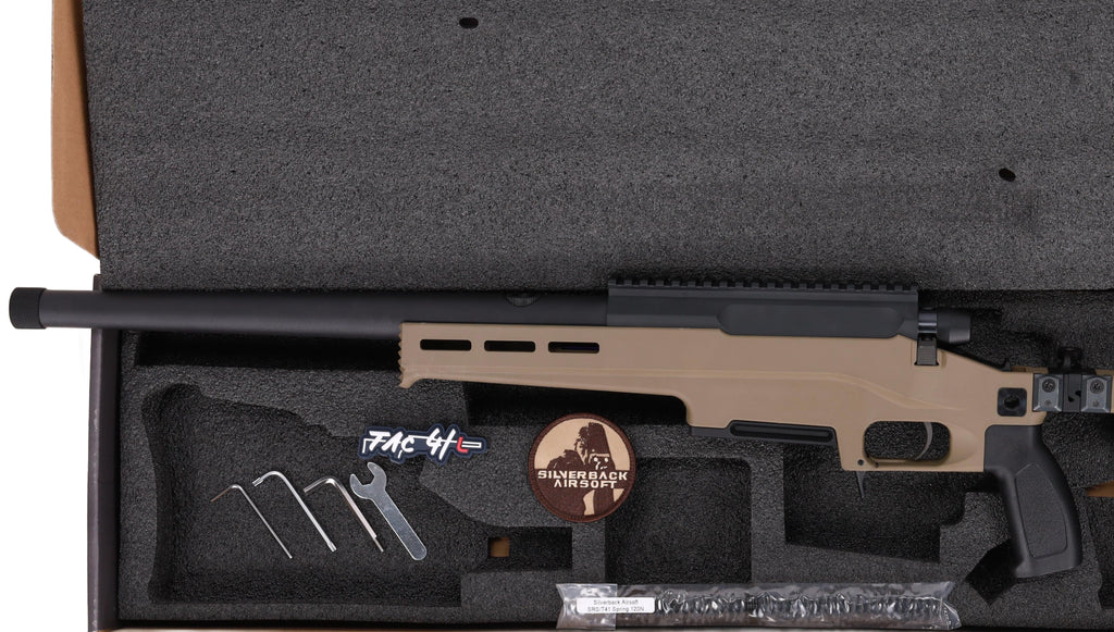 Silverback TAC-41LL-S Bolt-action sniper rifle (folding stock) – Flat Dark Earth