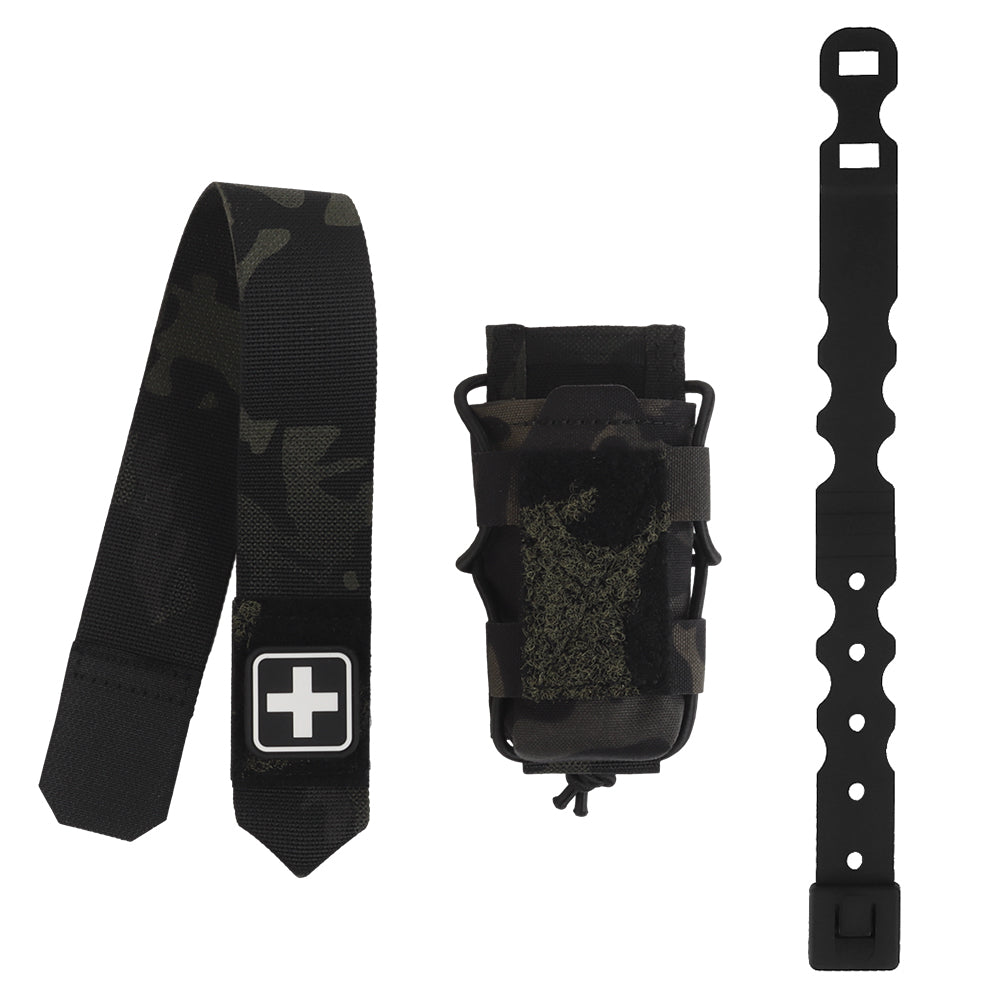 Wosport BP-137 Multicam Black tactical stasis pouch