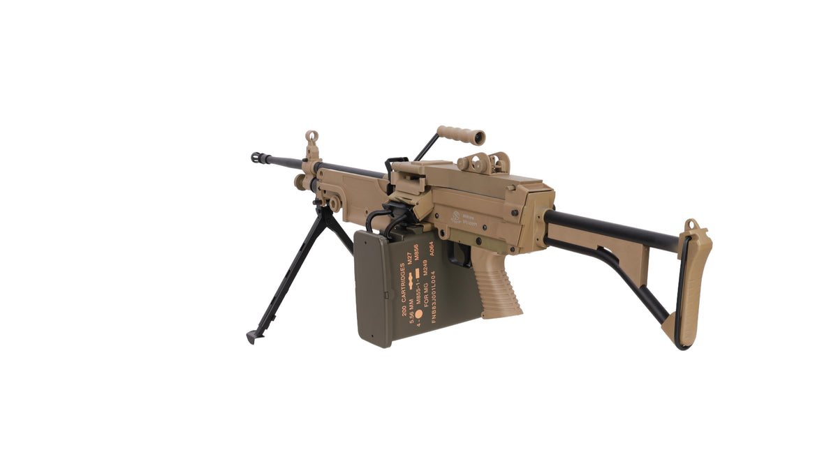 FN HERSTAL M249 MK1 CORE AEG machine gun - Tan
