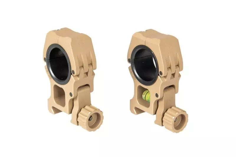 25.4-30mm M10 Scope Mount with Level - Dark Earth