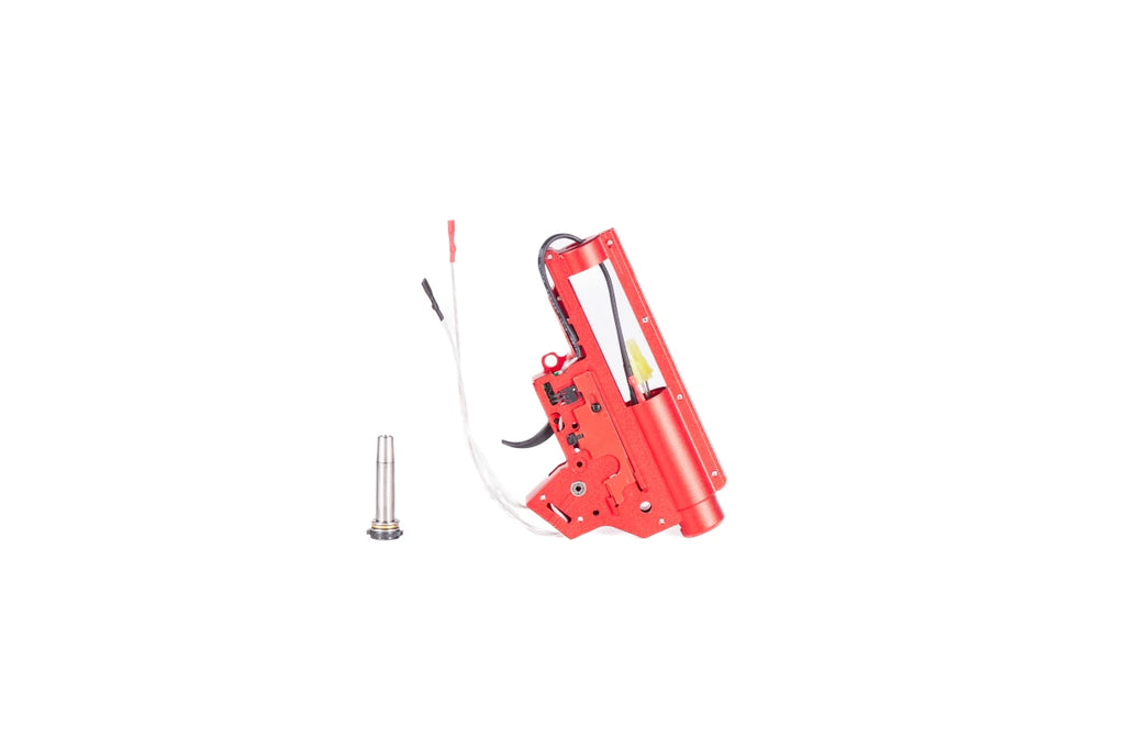 Aluminium gearbox frame V2 CNC QD with microstick (front wiring) (OUTLET)