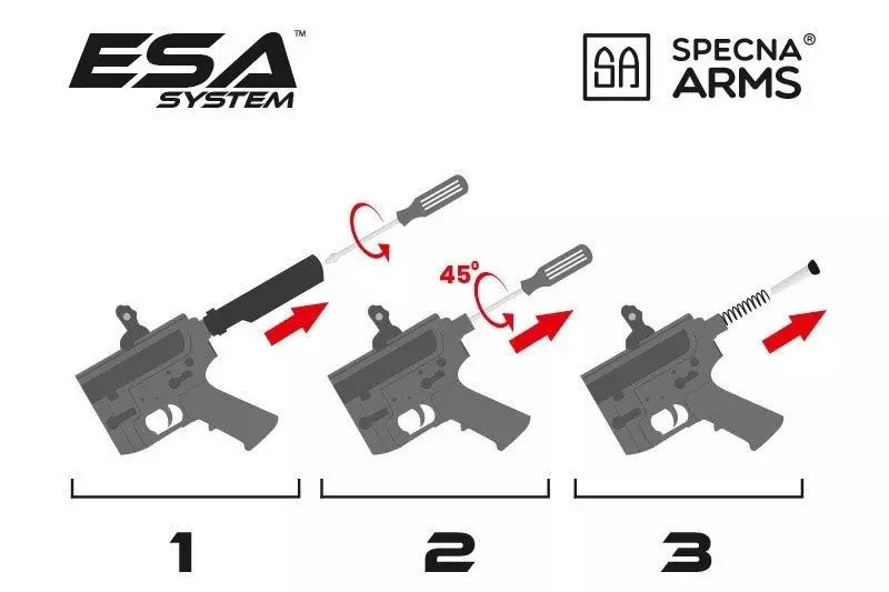 Specna Arms SA-E20 EDGE™ Kestrel™ ETU 1.14 J airsoft Carbine Black