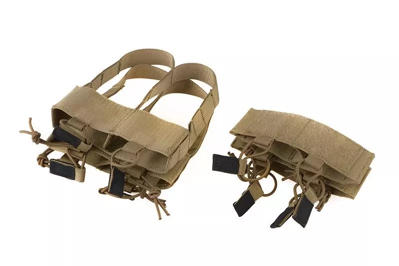 Split Front Chest Rig Gen V Tactical Vest - Khaki