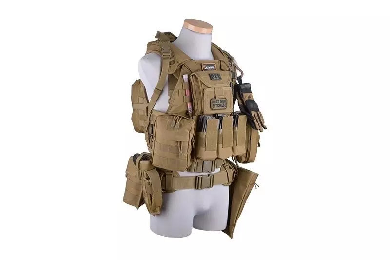 Cargo Pouch with Pocket - Olive Drab