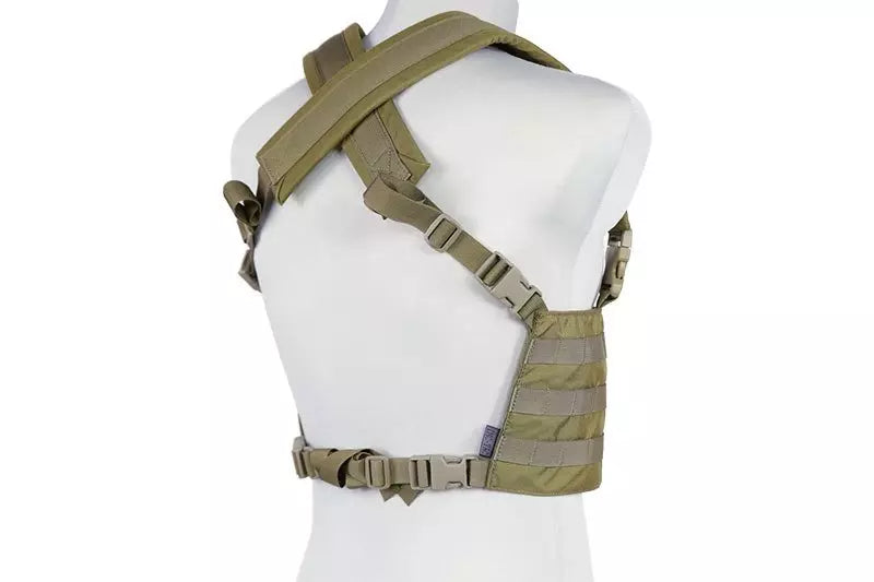 MOLLE Base Chest Rig Tactical Vest - Khaki