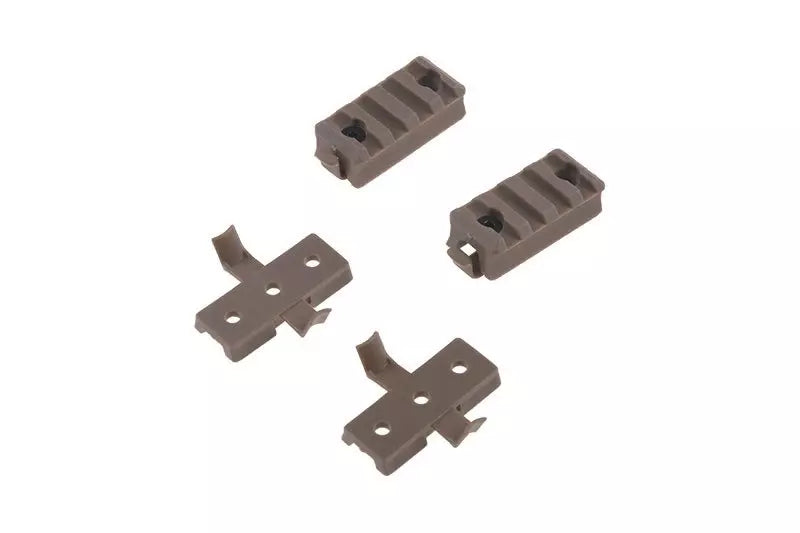 Set of Helmet Mounting Accessories - Dark Earth