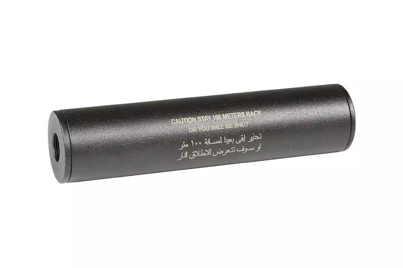 Stay 100 meters back" Covert Tactical Standard 35x150mm silencer"