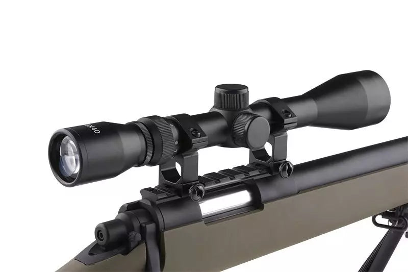 SW-10 Sniper Rifle Replica (with scope and bipod) - tan