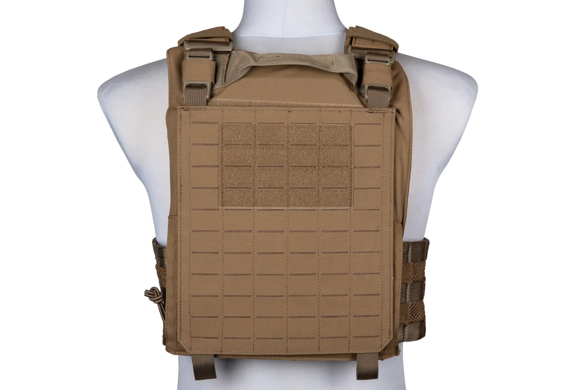 LAVC Assault Plate Carrier Tactical Vest - Coyote Brown