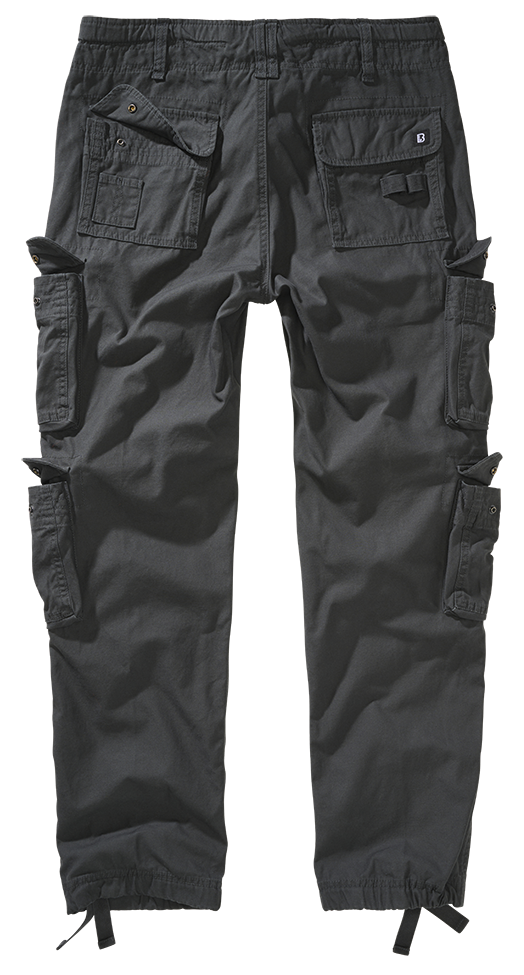 Brandit Pure Slim Fit Grey Trousers