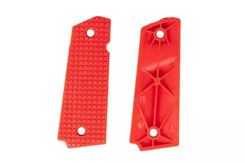 Polymer grip panels for Colt 1911 - red