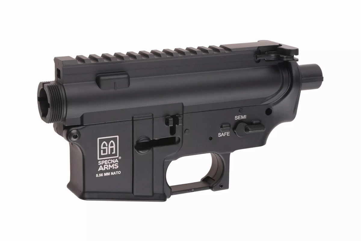 Metal Receiver for M4 Assault Rifle Replicas - SA Logo