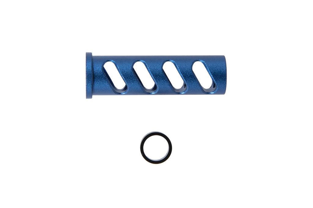 LA Capa Customs CUTOUT lock guide cap for TM Hi-Capa 5.1 replicas (with Delrin ring) Blue