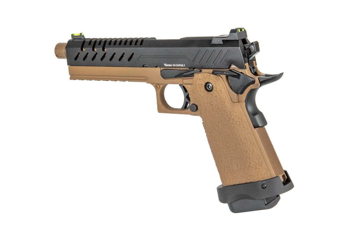 Vorsk Hi-Capa 5.1 Pistol Replica - Black/Tan