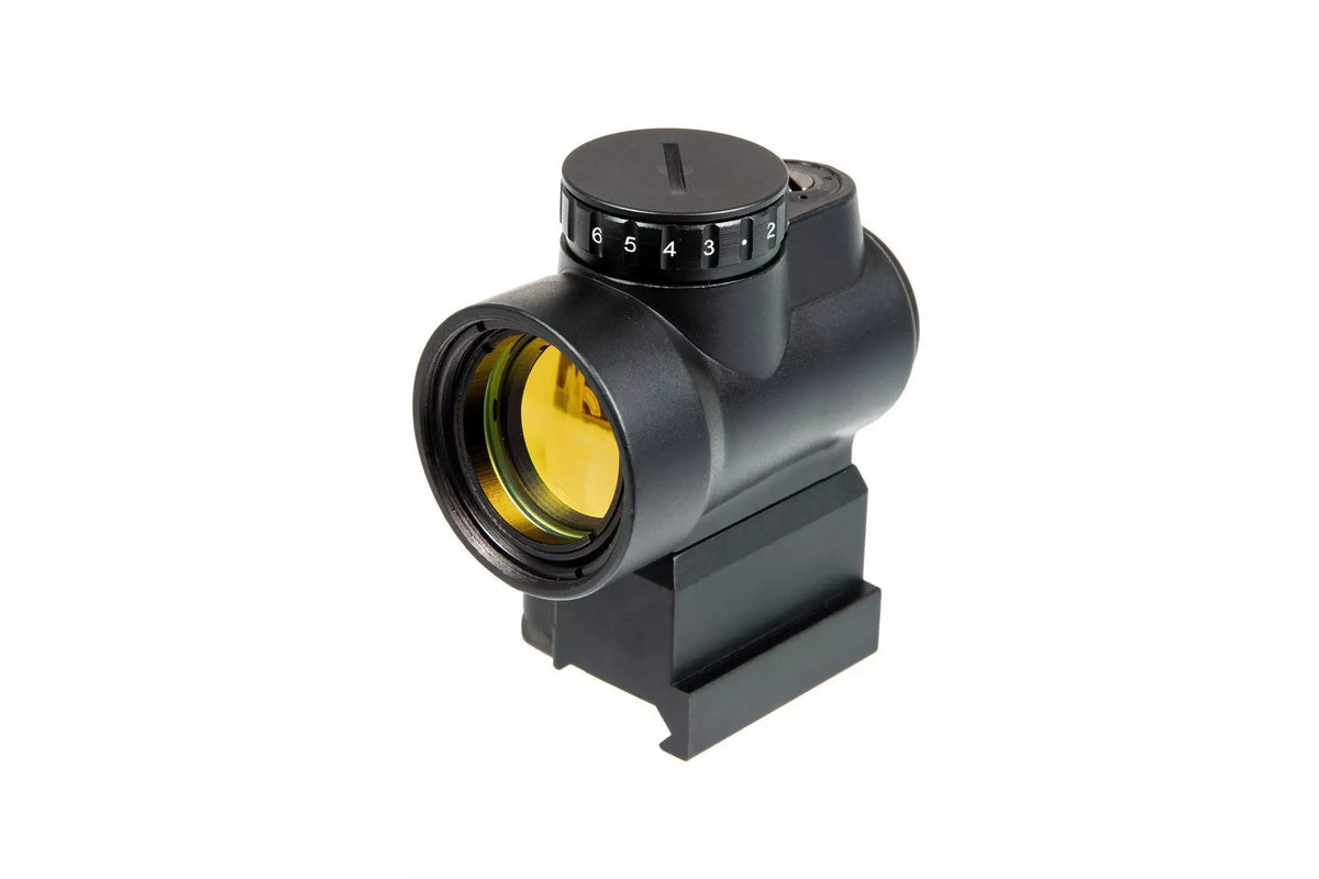 MRO Red Dot Sight Replica with riser + lower mount - black