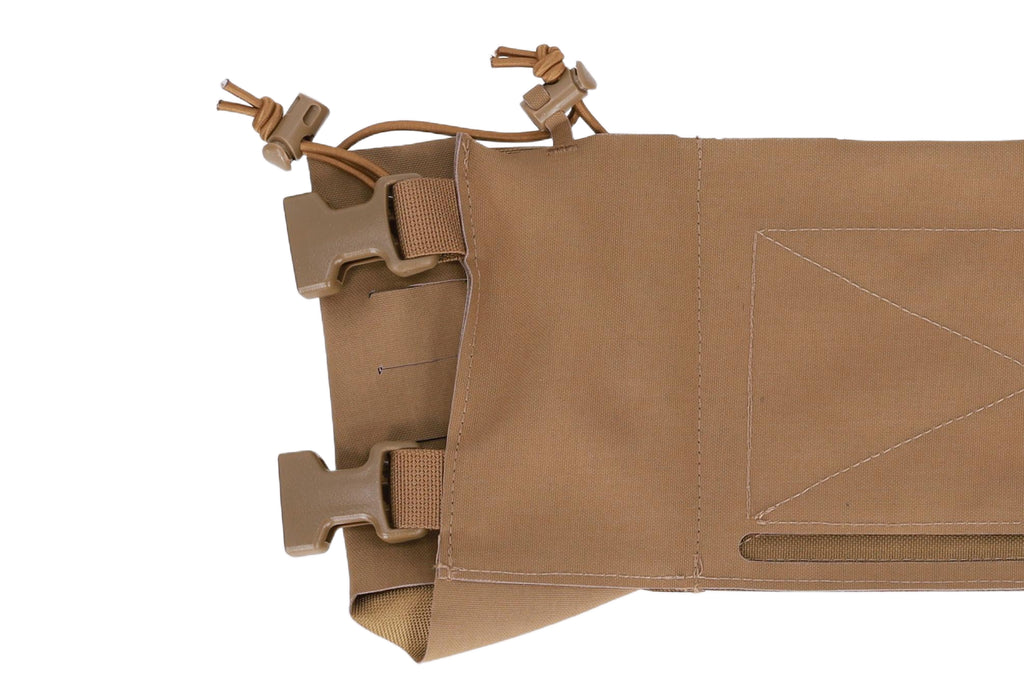 Wosport Chassis I administration panel for the Chest Rig MK4 Coyote Brown waistcoat