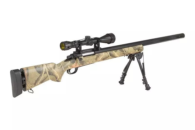 SW-04J Army Sniper Rifle Replica with Scope and Bipod - OakWood Camo