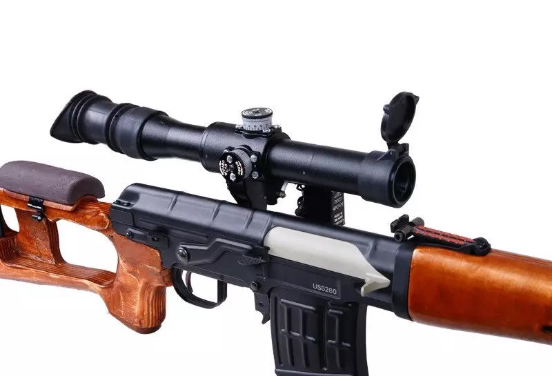 CM057 CUSTOM rifle replica with the POSP scope