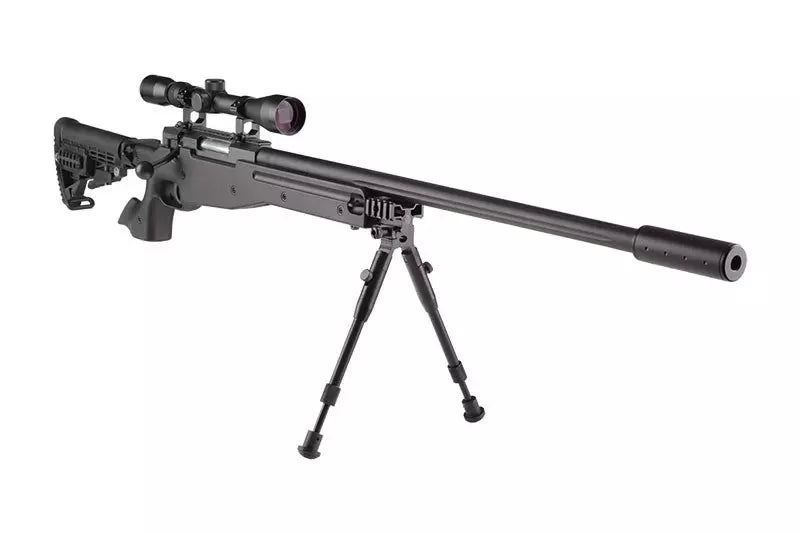 MB14D sniper rifle replica - with scope and bipod