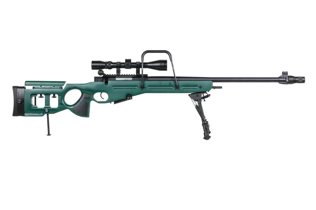 Snow Wolf SW-98 airsoft sniper rifle with scope and bipod