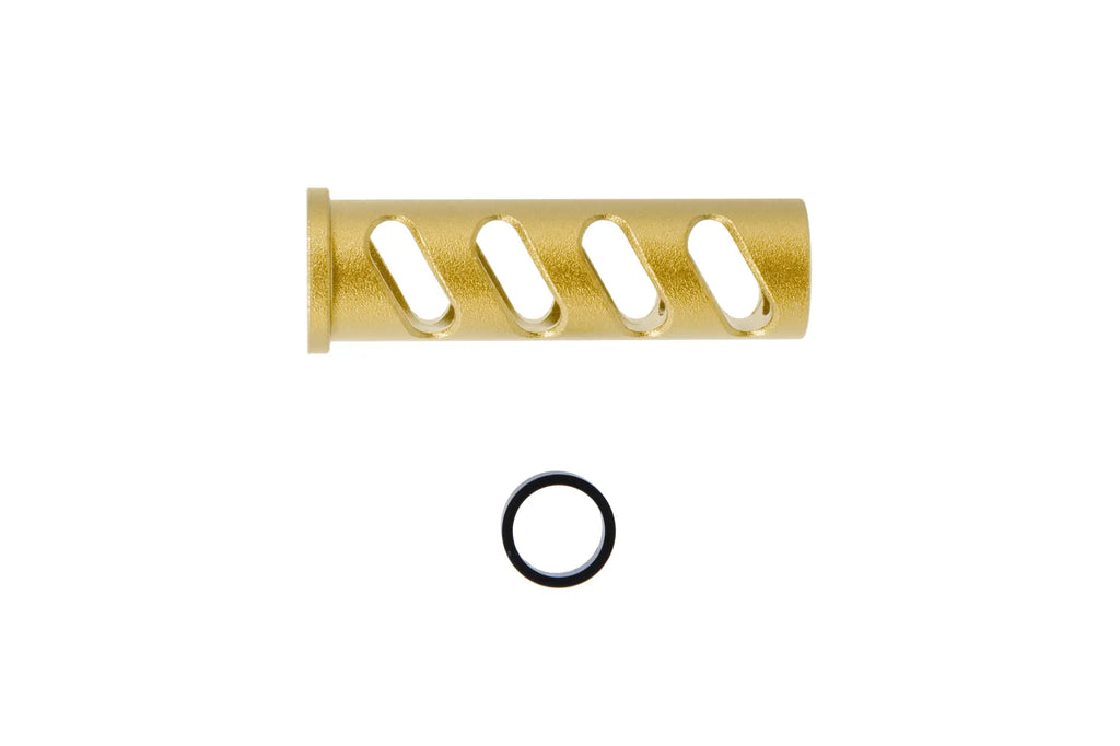 LA Capa Customs CUTOUT lock guide cap for TM Hi-Capa 5.1 replicas (with Delrin ring) Gold